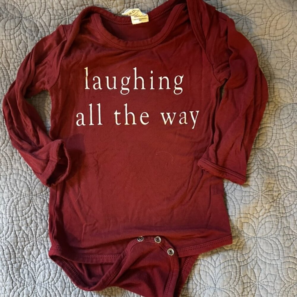 Kate Quinn 12-8mo bundle: Bamboo Onesie and dress